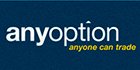 Перейти на сайт брокера бинарных опционов Anyoption. Логотип брокера бинарных опционов Anyoption.