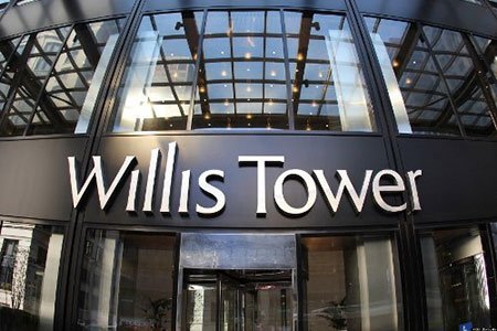 Офис брокера Willis Group Holdings PLC. Здание офиса брокера Willis.